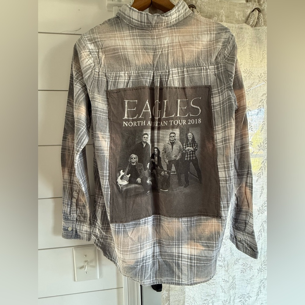 Eagles Up-Cycled Flannel